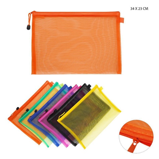 [0144261] Porta documentos con cierre 34x23CM - Archivos y organización