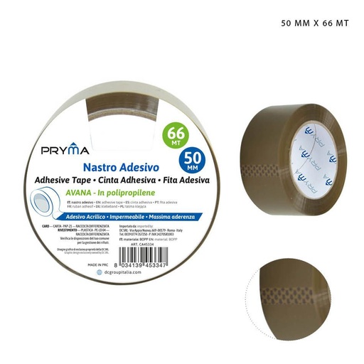 [0143715] Cinta adhesiva 50mmx66m - Papelería y oficina