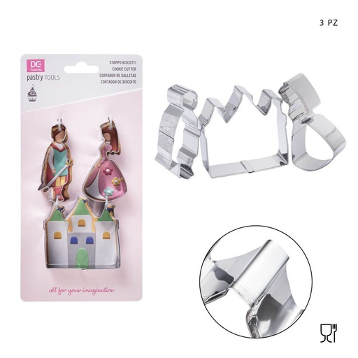 [0228143] Set molde cuento de hadas 3 piezas - Utensilios de repostería