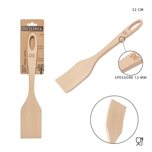 [0228734] Espátula de madera 32x6.5 cm - Accesorios de cocina