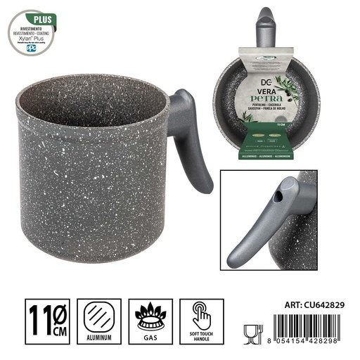 [0231322] Leche hervida pequeña color gris 11cm - Utensilios de cocina