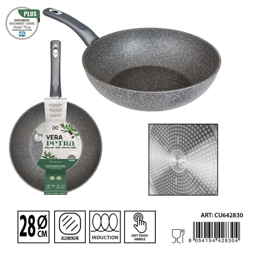 [0231323] Wok antiadherente de 28 cm - Utensilios de cocina