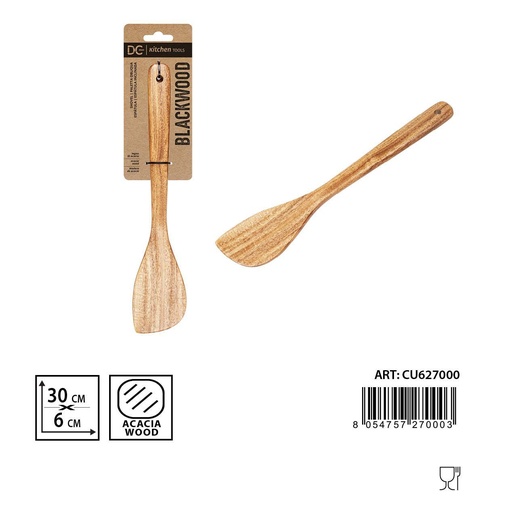 [0233959] Espátula inclinada de acacia 30X6CM - Utensilios de cocina