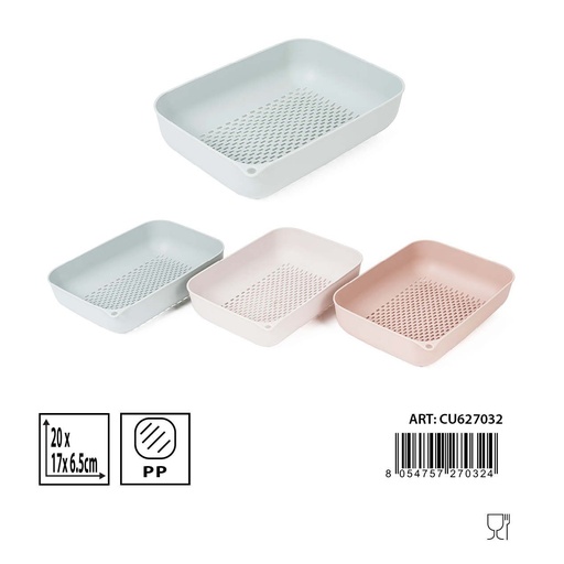 [0233991] Bandeja de drenaje de plástico 20X17X6.5CM - Utensilios de cocina