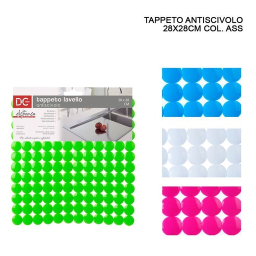 [0149100] Alfombrilla anti-deslizante para fregadero 28x28 cm - Preventores de resbalones