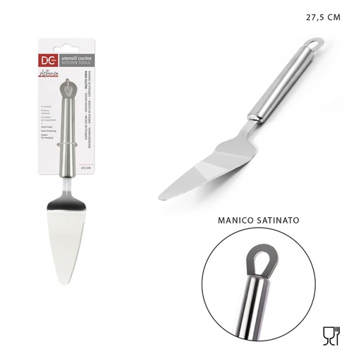 [0203865] Espátula para tortas de acero inoxidable 27.5x5.5cm - Utensilios de cocina