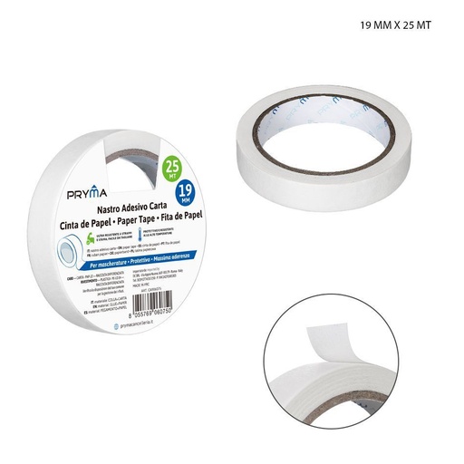 [0203953] Cinta adhesiva 19 mm x 25 m - Suministros de oficina