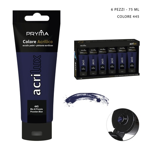 [0206942] Pintura acrílica 75ML N.445 azul de Prusia - Material de arte