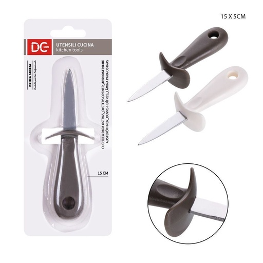 [0208811] Cuchillo para abrir ostras 15X5CM - Accesorios de cocina