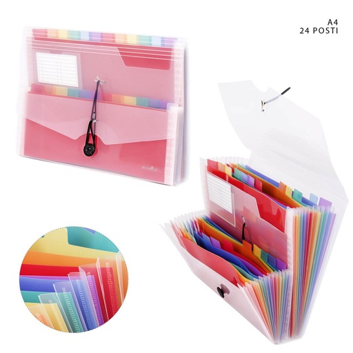 [0207870] Bolsa de archivo acordeón A4-B6 - Artículos de oficina