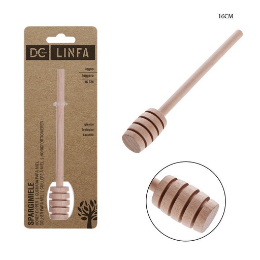 [0210038] Cuchara de miel de madera natural 16cm - Accesorios de cocina