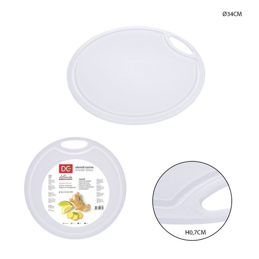 [0211665] Tabla de plástico de 34cm de diámetro - Accesorios de cocina