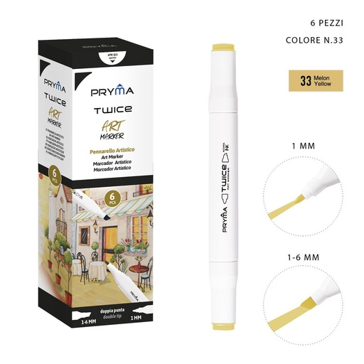 [0214579] Rotulador de doble punta 2-5/3mm color 33 para dibujo