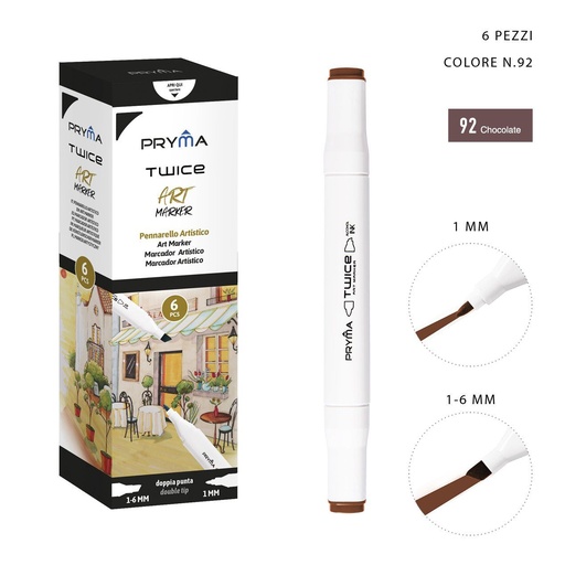 [0214603] Ratolador de Doble Punta 2-5/3mm Col. 92 - Marcador
