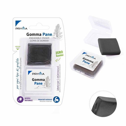[0214541] Goma de borrar gris + caja - Utensilios de papelería