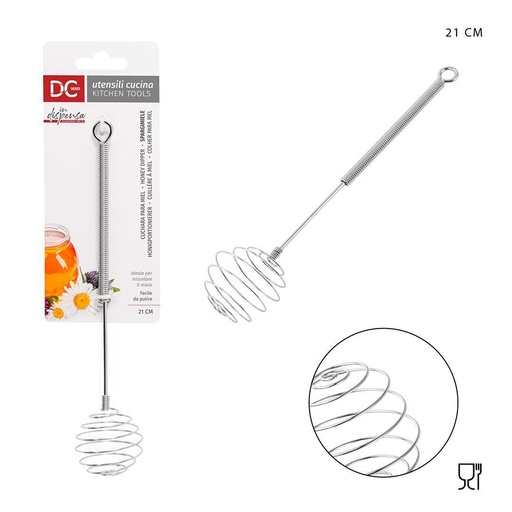 [0216603] Cuchara de miel espiral 21 x 4 cm - Utensilios de cocina