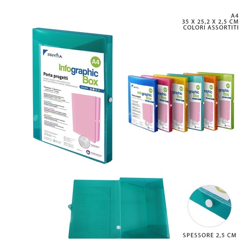 [0216757] Carpeta con botón de colores 35x25.2x5cm para documentos y organización