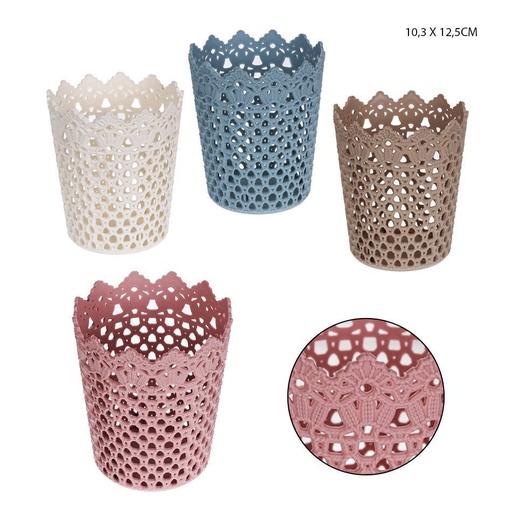 [0214091] Cesta plástica 10.3X12.5CM - Artículos de plástico y organización