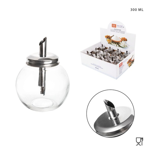 [0215548] Azucarero de cristal 300 ml - Envase para azúcar