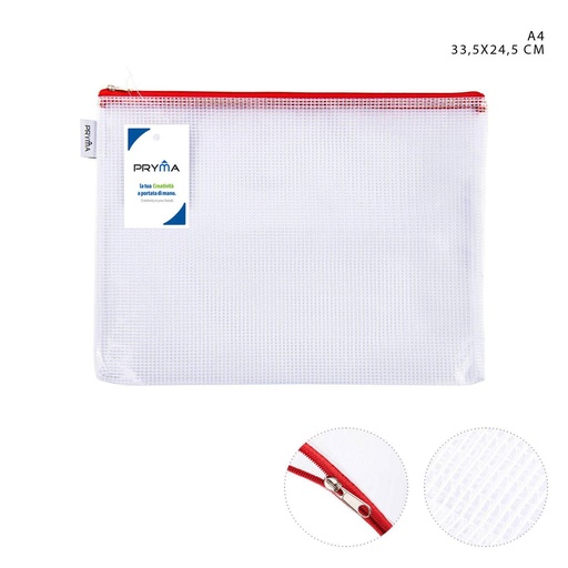 [0216671] Porta documentos transparente A4 33.5x24.5 cm - Carpeta de archivo