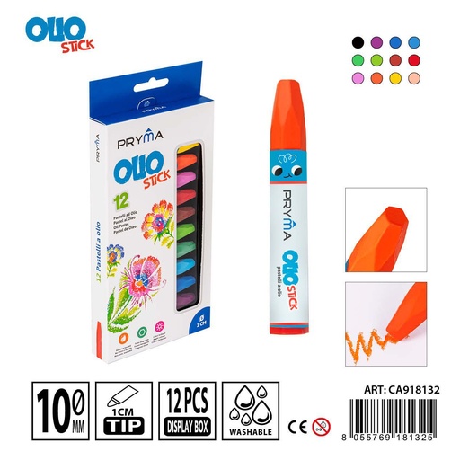 [0217362] Pastel al óleo 12PZ - Material artístico