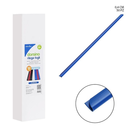 [0217976] Varilla encuadernadora de 4mm 50pz - Suministros de oficina