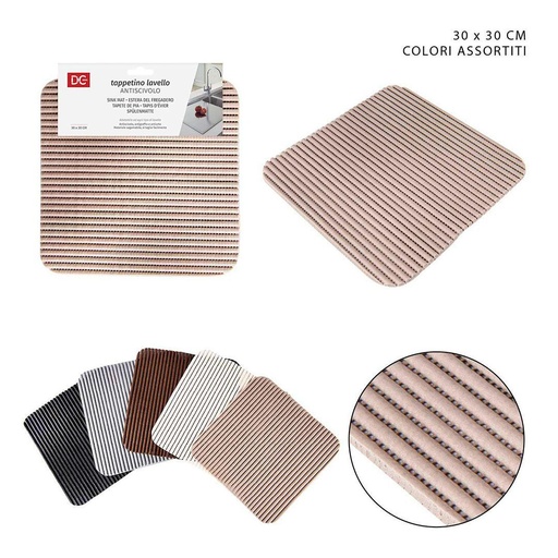 [0218051] Alfombrilla para fregadero antideslizante 30x30 cm - Preventores de resbalones