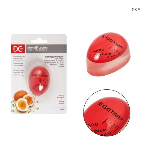 [0218770] Temporizador para huevos cocidos 5x3.5 cm - Accesorios de cocina