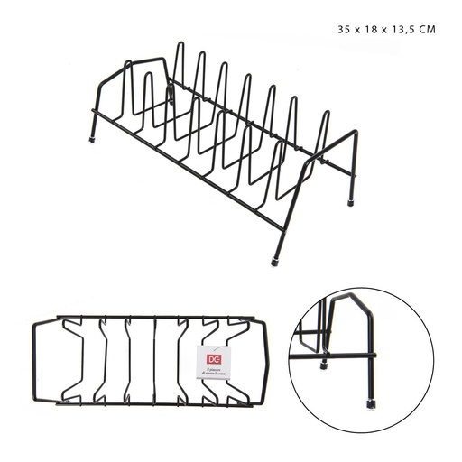 [0221903] Portaplatos para 8 platos 35x18x13.5 cm - Organización de cocina