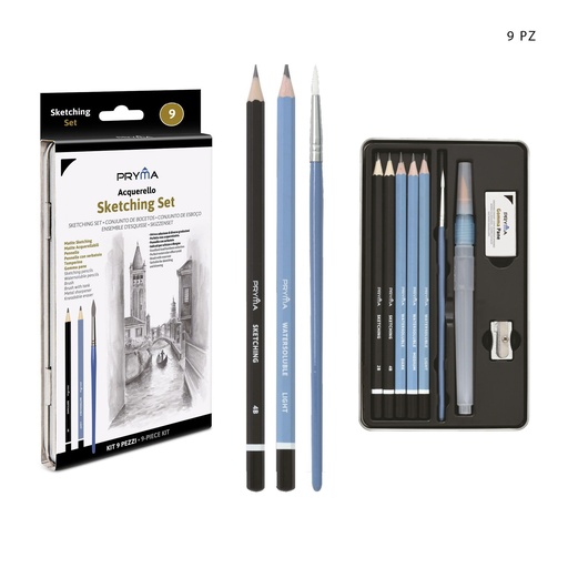 [0221885] Set de bocetos acuarelables 9PZ - Material artístico