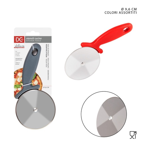 [0222204] Cortador de pizza de acero 20.7x9.6 cm - Utensilios de cocina y cortadores
