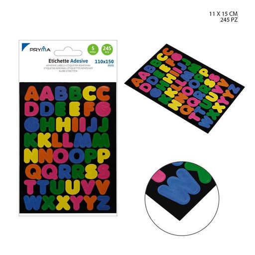 [0221551] Etiqueta letra 11x15 cm 5 unidades - Papelería