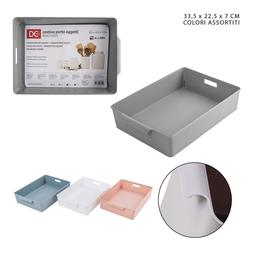 [0222132] Cesta multiusos plástica 33.5x22.5x7cm - Accesorios de cocina
