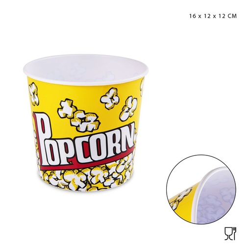 [0222151] Cesta para palomitas de maíz 16X12X12 cm - Accesorios de cocina