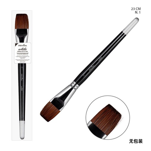 [0222499] Pincel plano 23cm N1 de pelo de cabra/nylon - Material artístico