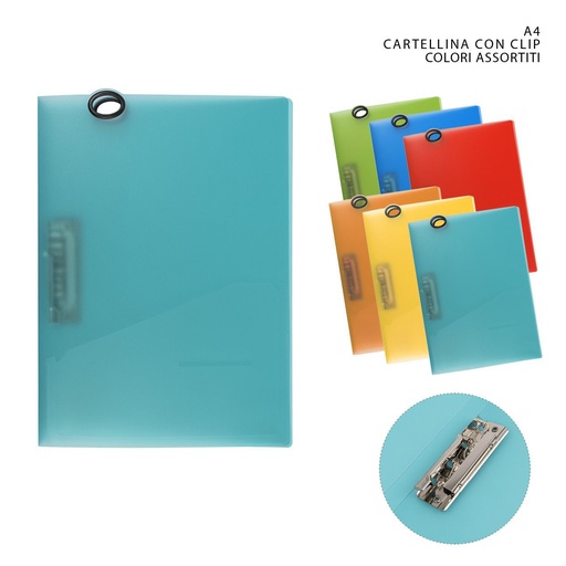 [0225006] Carpeta de colores A4 con botón para organización de documentos