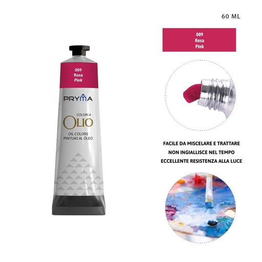 [0224620] Pintura al óleo 60ml N.009 rosa - Pinturas y arte
