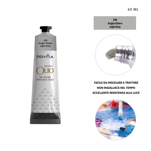 [0224643] Pintura al óleo 60ml N.290 gris claro - Pinturas y arte