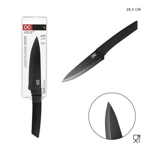 [0224935] Cuchillo chef con negro diseño 28.5 cm - Utensilios de cocina