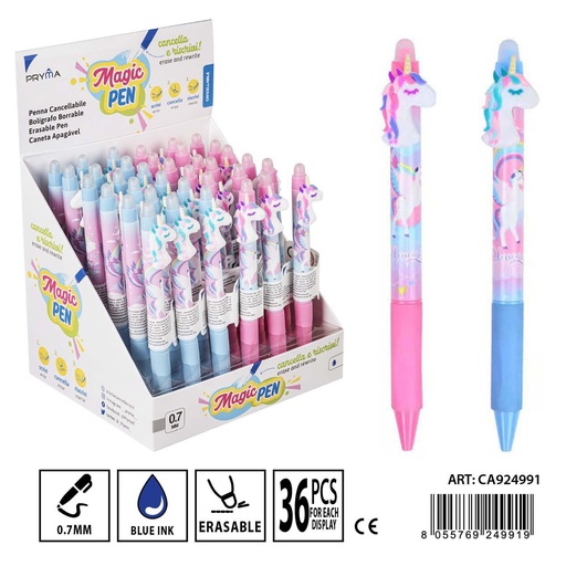 [0225411] Bolígrafo borrable 0.7 mm unicornio - Herramientas de escritura