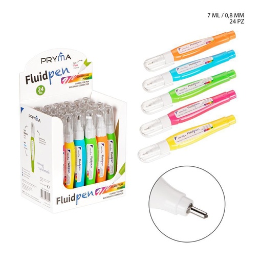 [0224808] Lápiz corrector 0.8mm 7ml para correcciones de escritura