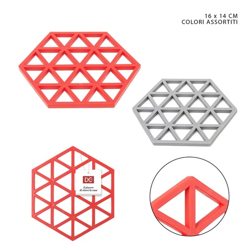 [0225427] Base hexagonal para ollas 16x14 cm - Aislantes y soportes para utensilios
