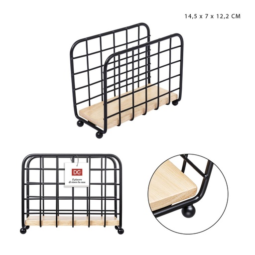 [0225550] Soporte para servilletas 14.5X7X12.2CM - Accesorios de cocina