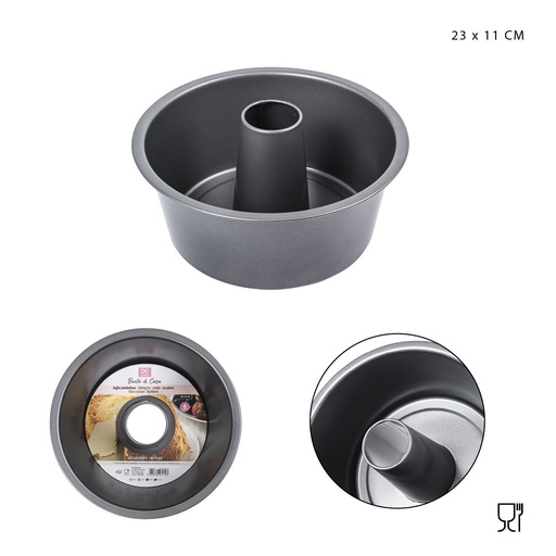 [0225900] Molde bundt con chimenea 23x11 cm - Utensilios de repostería