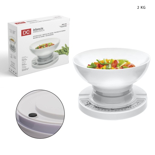 [0209288] Báscula de cocina 2 kg - Accesorios de cocina