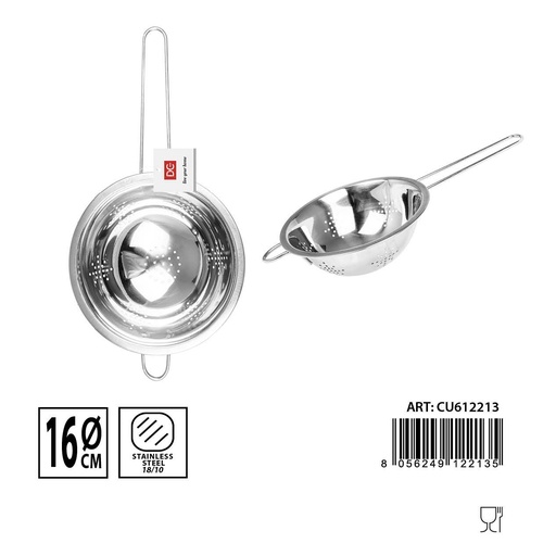 [0233142] Colador de acero 16cm - Utensilios de cocina 
