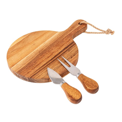 [0233379] Set de cuchillo y tabla de cortar 25x18x2.5cm - Accesorios de cocina