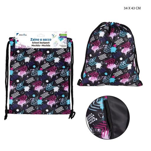 [0226248] Bolsa con cordón 34x43cm para almacenamiento y transporte