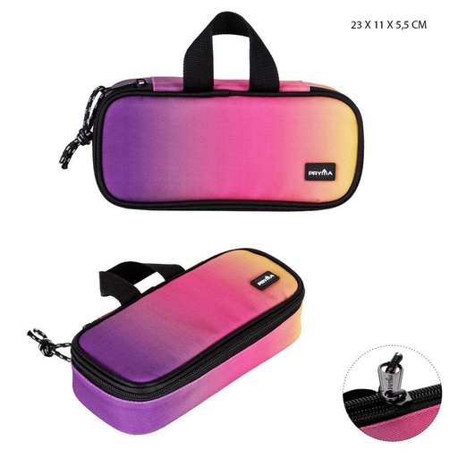 [0227402] Estuche escolar color degradado 23x10.5cm para lápices y bolígrafos