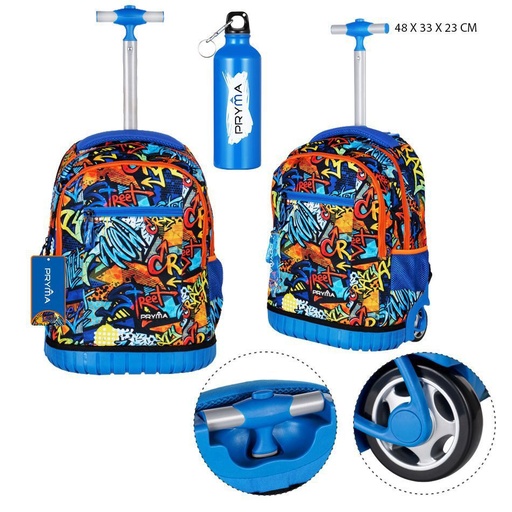 [0227408] Mochila con ruedas 48X33X23 cm - Accesorios escolares y mochilas